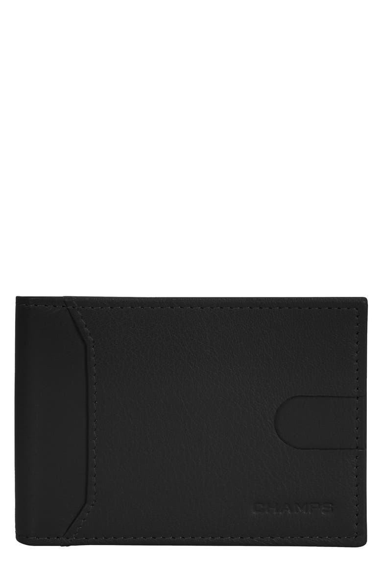 Bifold Wallet with Money Clip, Main, color, BLACK