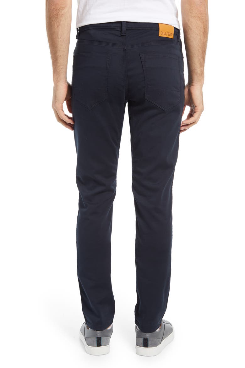 No Sweat Slim Fit Stretch Pants, Alternate, color, NAVY