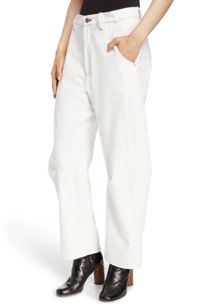 Wide Leg Pants, Alternate, color, WHITE