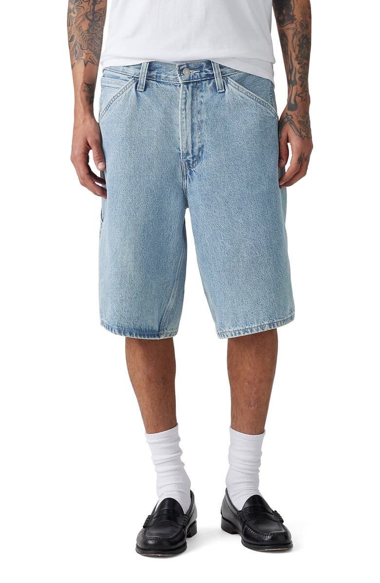 Levi's<sup>®</sup> 568<sup>™</sup> Loose Denim Carpenter Shorts, Main, color, Put In Work Shorts