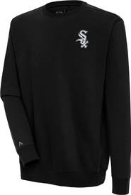 ANTIGUA Men's Antigua  Black Chicago White Sox Victory Pullover Sweatshirt