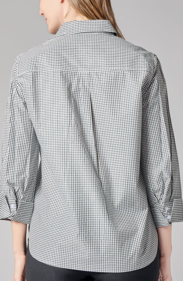 KASPER Print Button-Up Shirt, Alternate, color, 