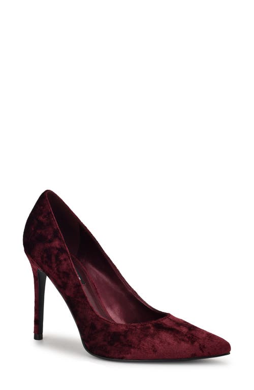 Nine West Fresh Pointed Toe Pump in Dark Red 