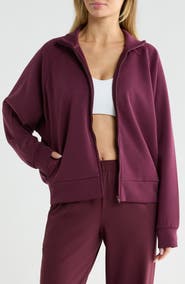 Zella Cozy Luxe Track Jacket