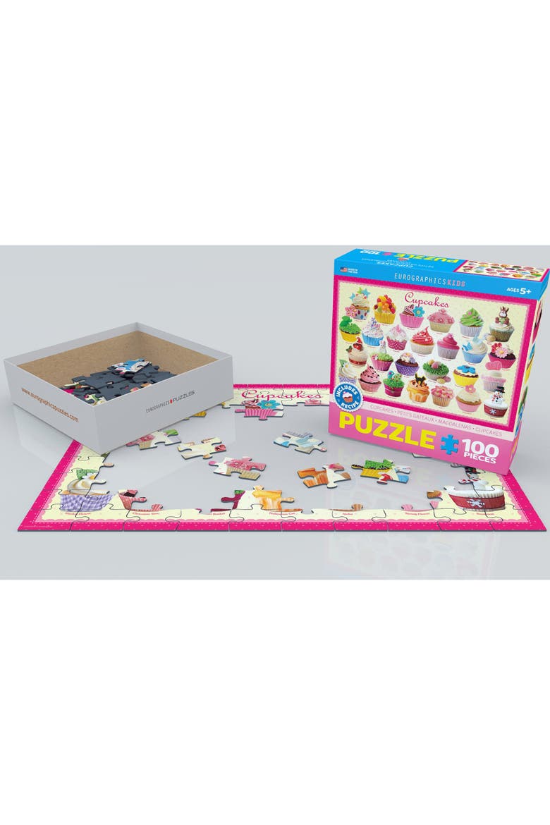 Cupcakes 100 Piece Puzzle, Alternate, color, Multicolored