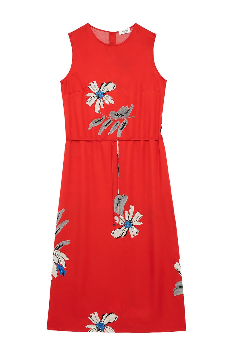 ottod'Ame Viscose Midi Dress, Alternate, color, Red