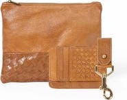 Deux Mains Large Pouch, Key Chain & Slim ID Bundle