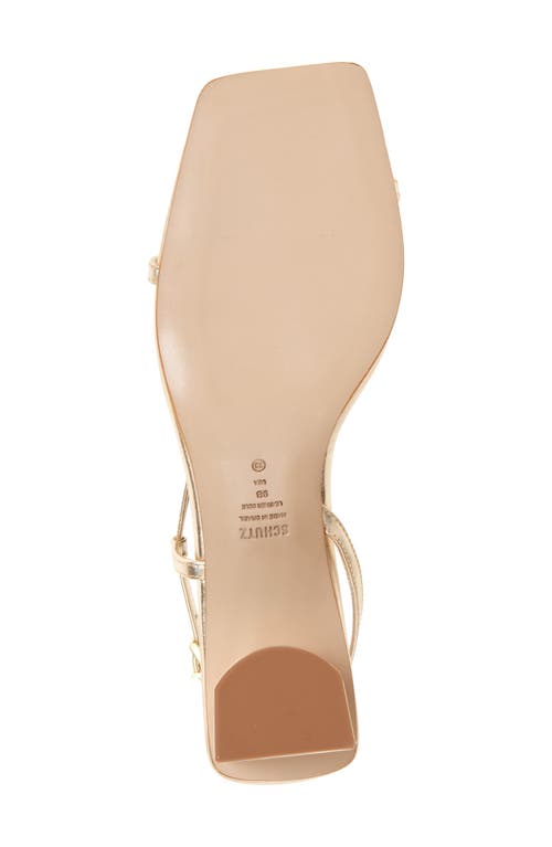 Shop Schutz Heloise Slingback Sandal In Platina