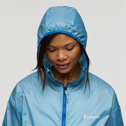 Cotopaxi Teca Half-zip Windbreaker In Blue