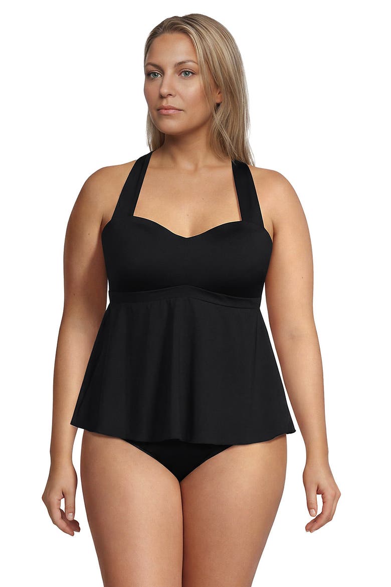Sweetheart Fauxkini One Piece, Main, color, Black