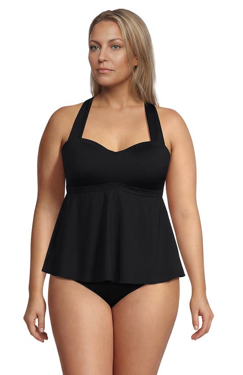 Sweetheart Fauxkini One Piece
