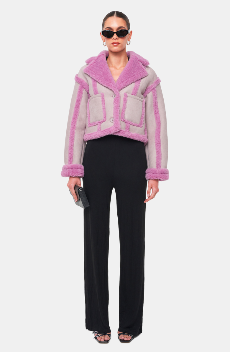 OW Collection BERLIN Jacket, Alternate, color, Pink