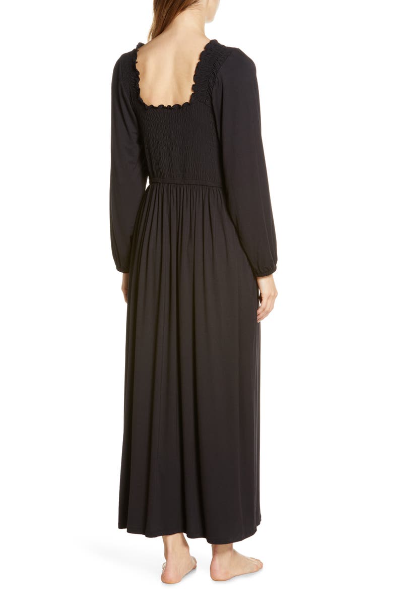 Nordstrom Moonlight Eco Long Sleeve Nightgown, Alternate, color, 