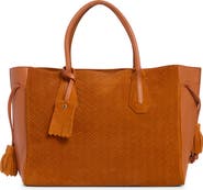 Longchamp Medium Leather Tote Bag