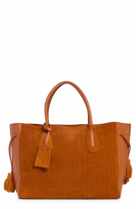 Longchamp Medium Leather Tote Bag