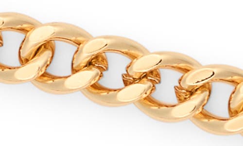 Leith Curb Chain Bag Charm In Gold