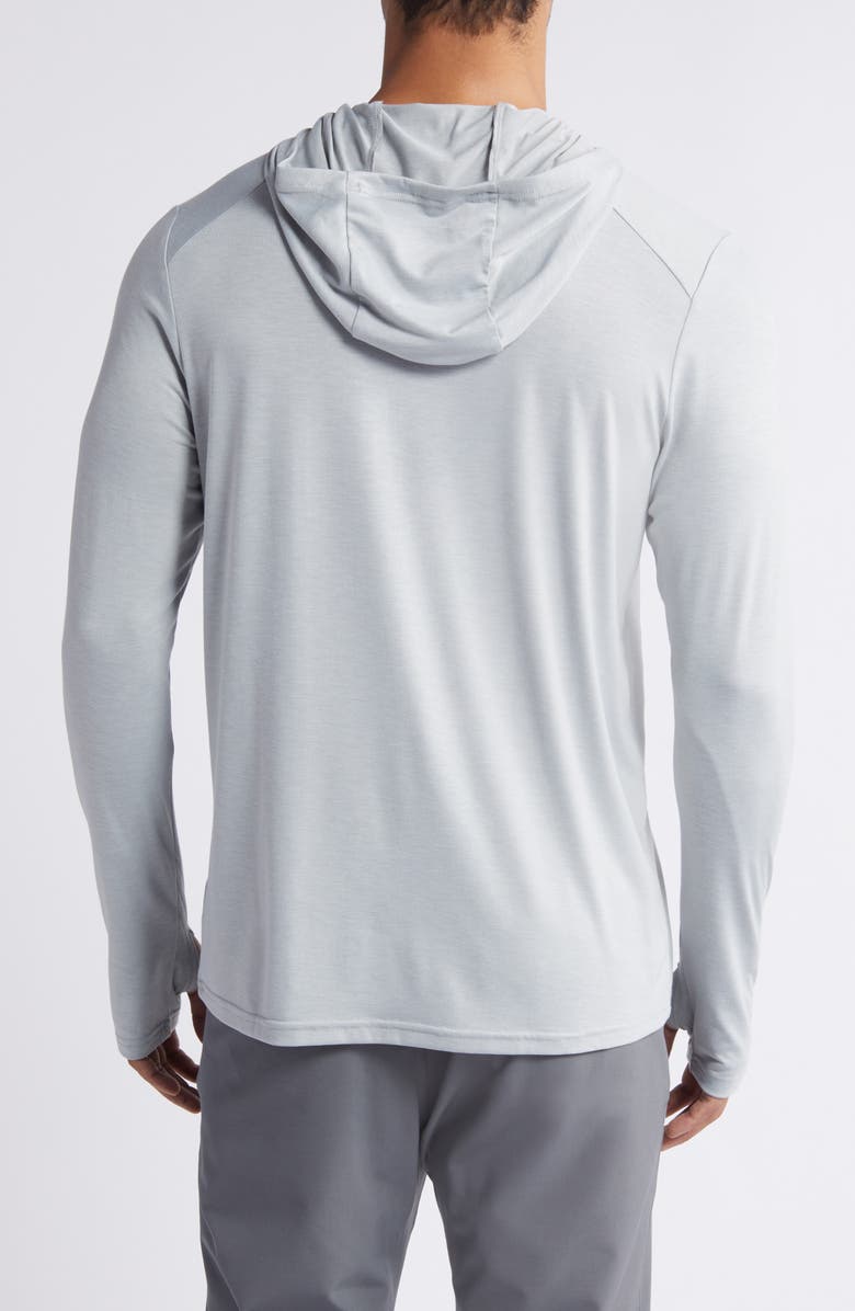 Free Fly Shade UPF 50+ Hoodie, Alternate, color, Heather Aspen Grey