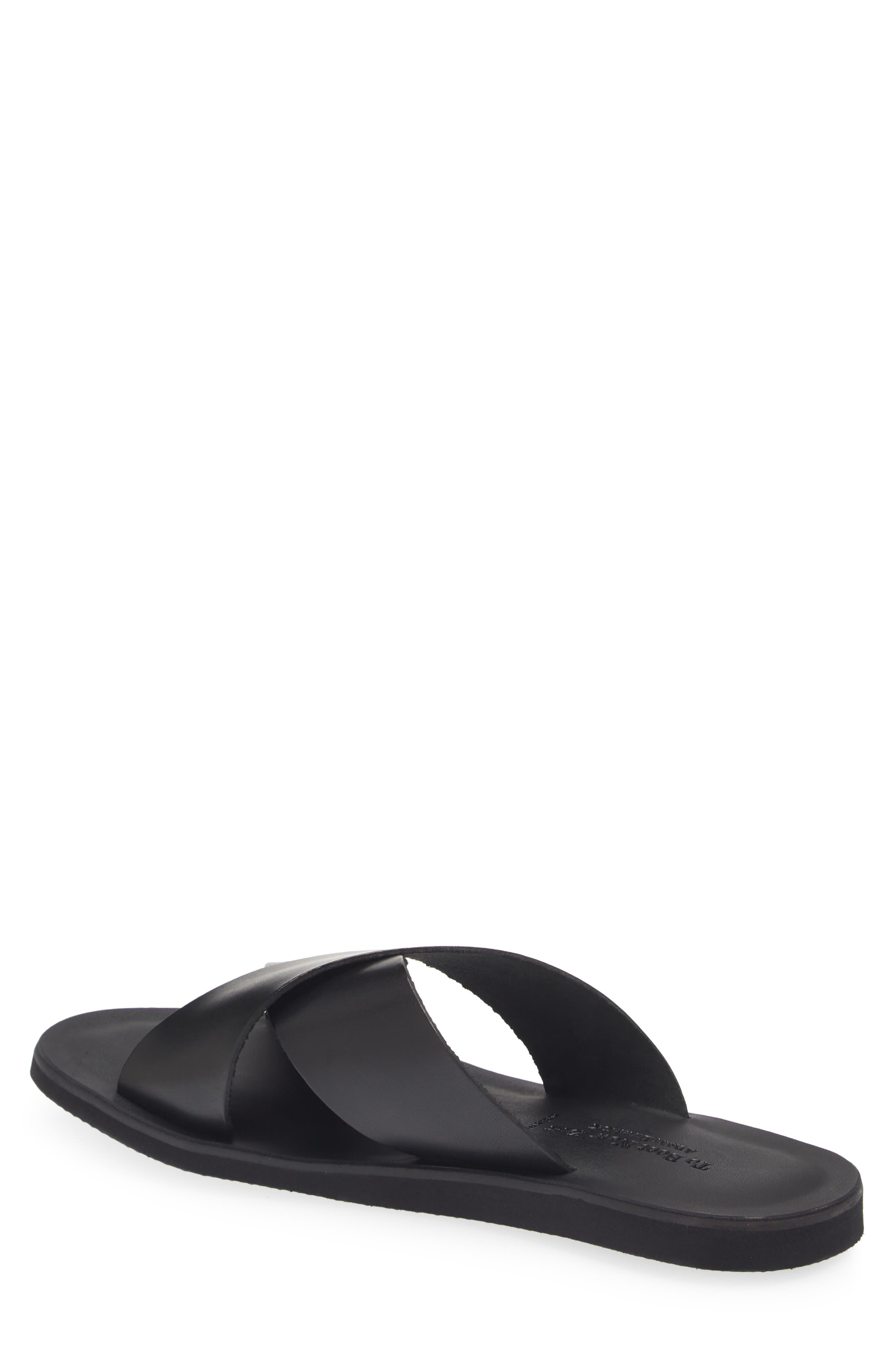 TO BOOT NEW YORK Miramare Leather Slide Sandal (Men  display picture 1
