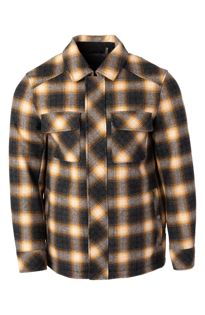 Pendleton Boulder Plaid Water Resistant Wool Blend Shirt Jacket, Alternate, color, 