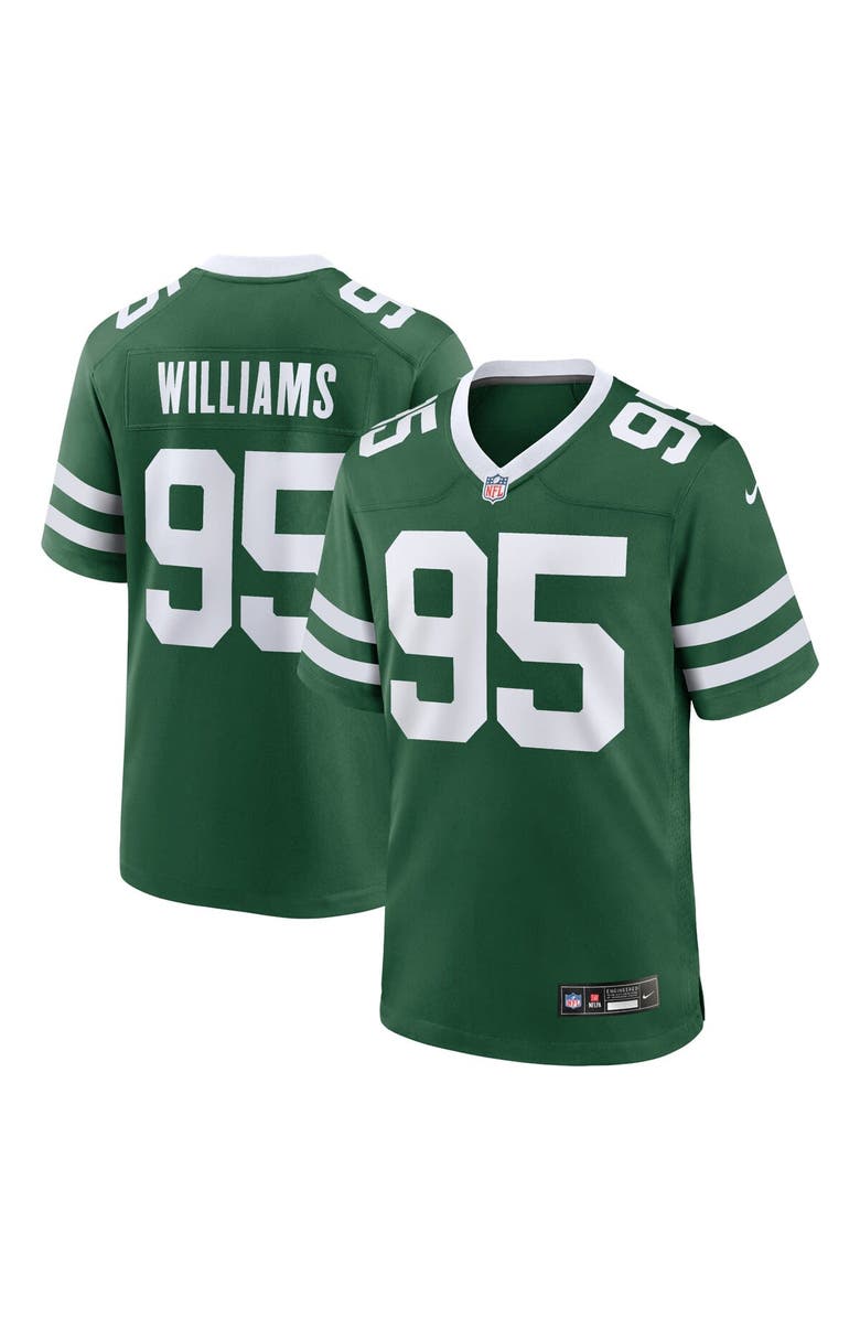 Nike Men's Nike Quinnen Williams Legacy Green New York Jets Game Jersey, Main, color, Green