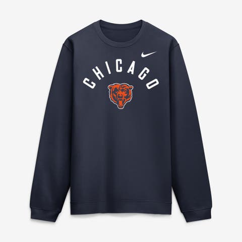 Men's Nike Navy Chicago Bears Primetime Club Sweatshirt