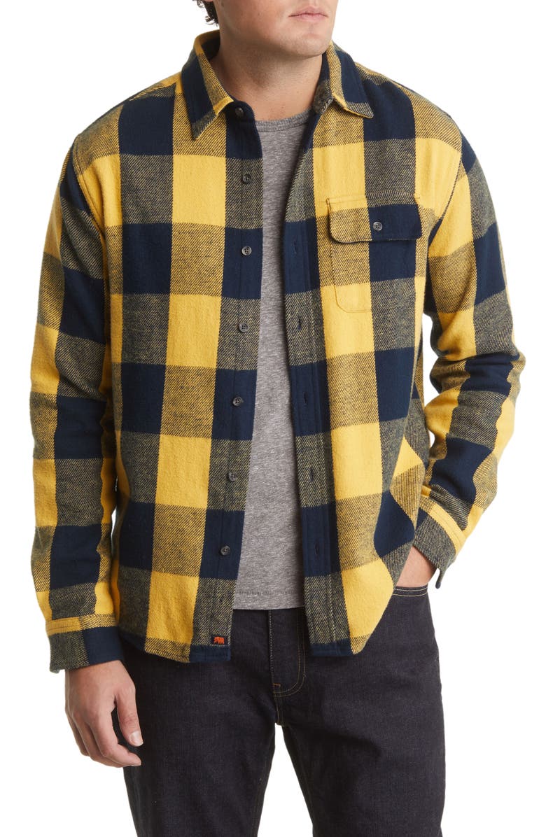 The Normal Brand Boone Regular Fit Flannel Button-Up Shirt, Main, color, 