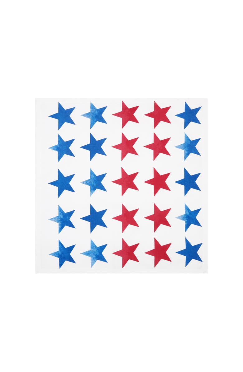 C&F Home Red White & Pow Napkin Set of 6, Alternate, color, Blue