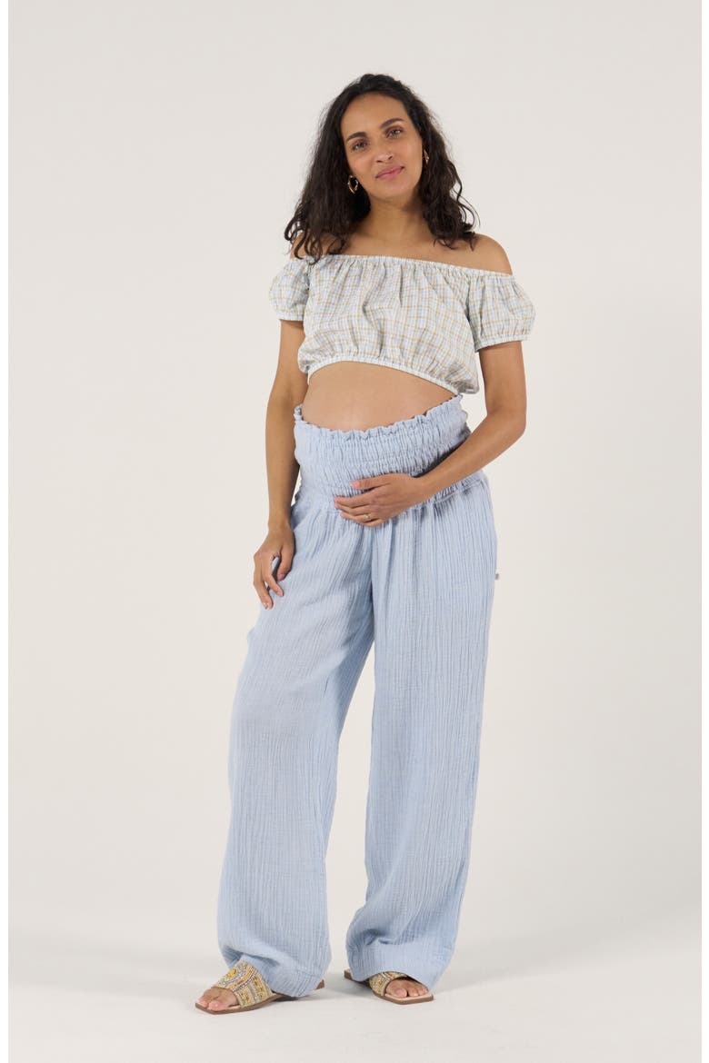 Maternity and Nursing Crop-Top Paloma, Alternate, color, Multicolor