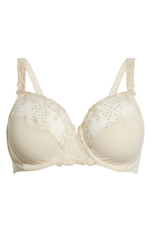 Simone Perele 'delice' Embroidered Underwire Bra In White