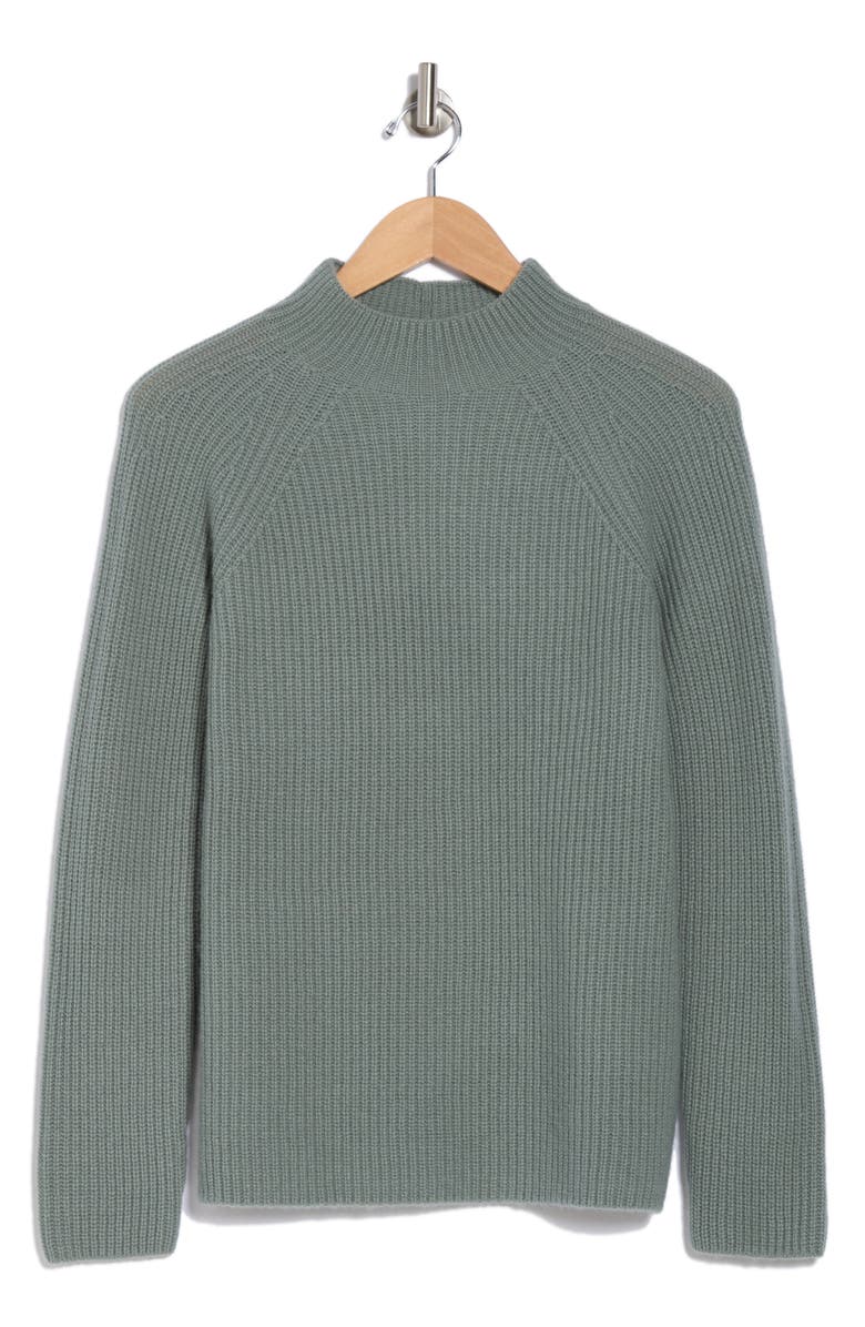 Vince Ribbed Mock Neck Pullover, Alternate, color,