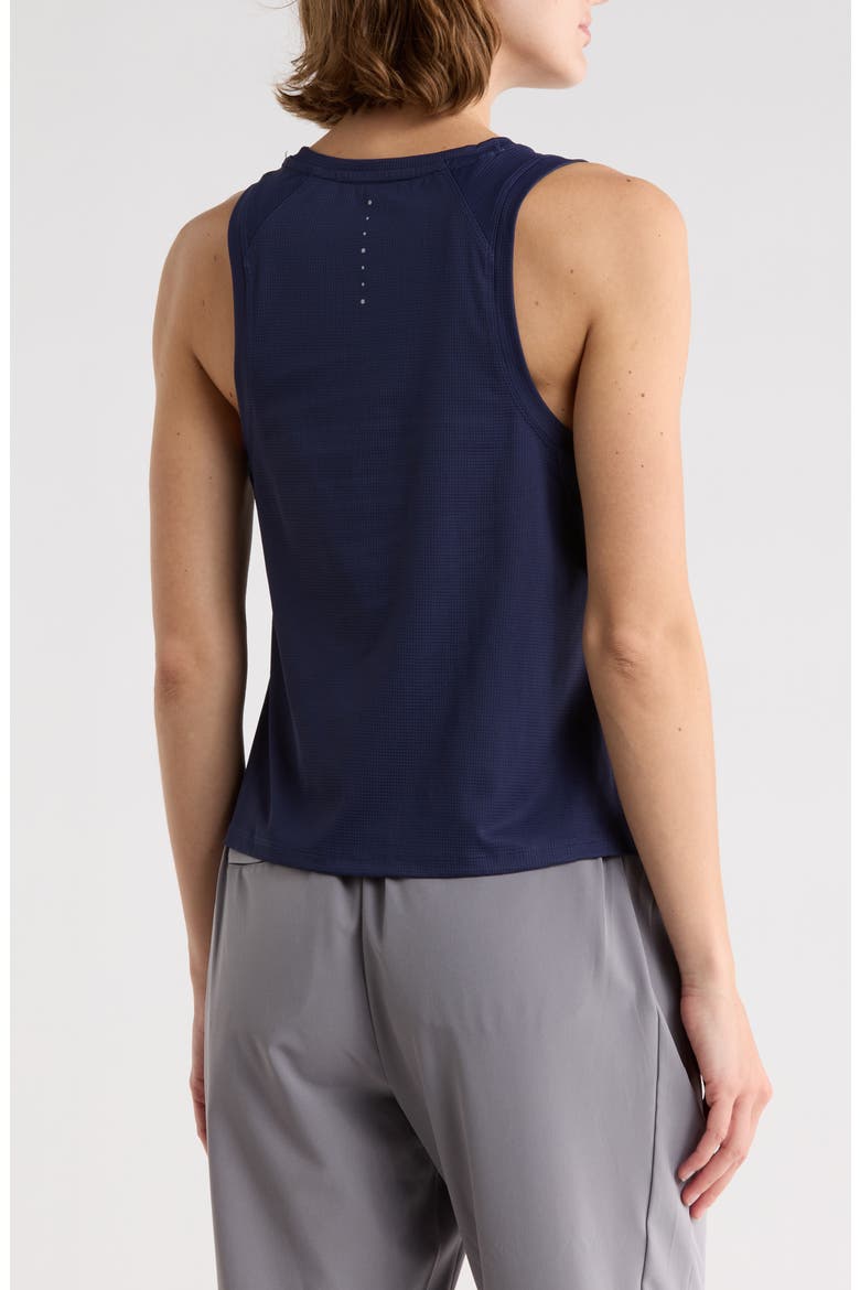 Side Fly Away Training Tank, Alternate, color, PEACOAT
