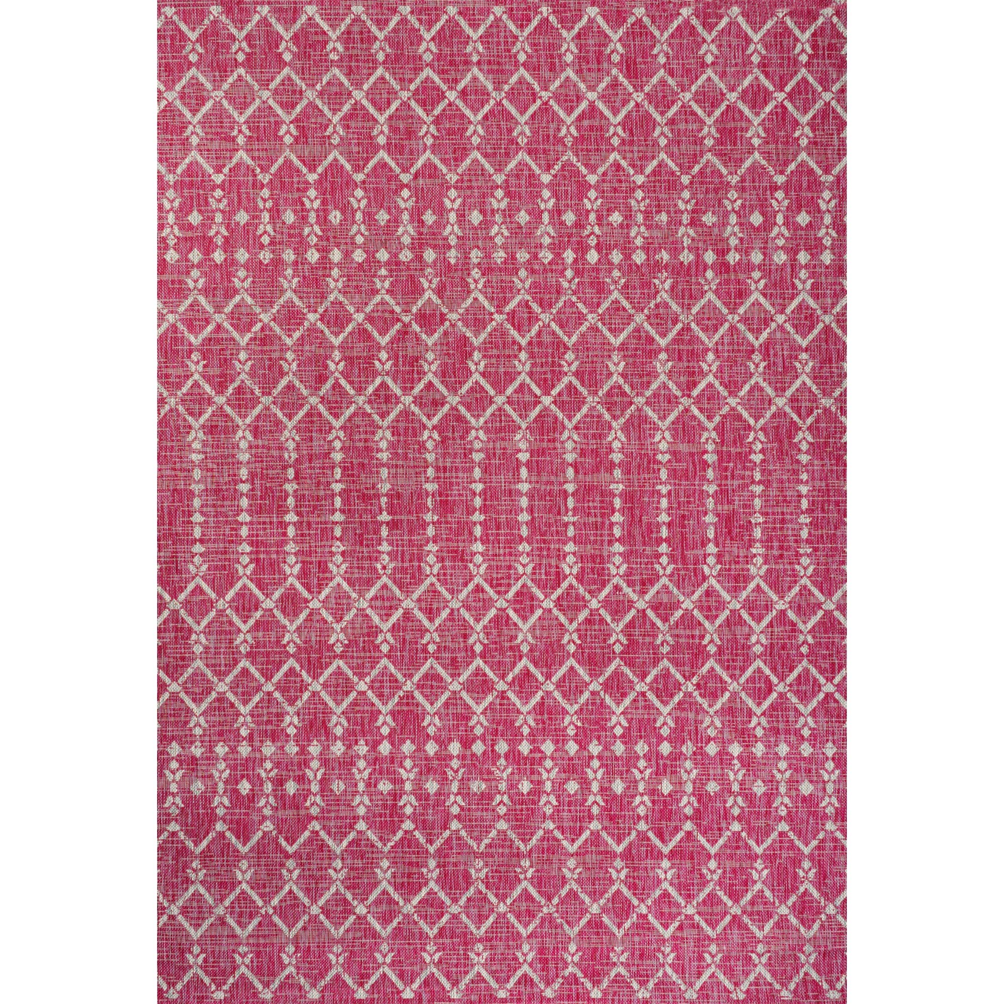 Fuchsia/Light Gray