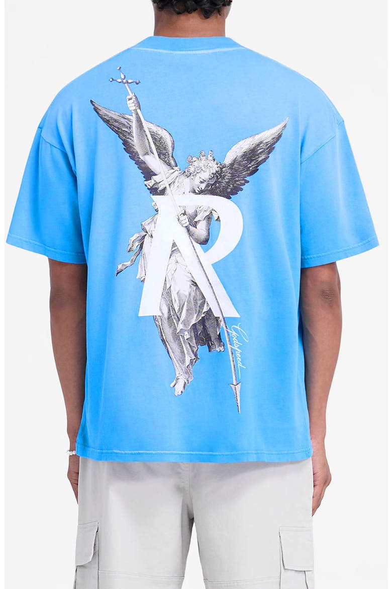 Archangel Cotton Graphic T-Shirt, Alternate, color, ELECTRIC BLUE