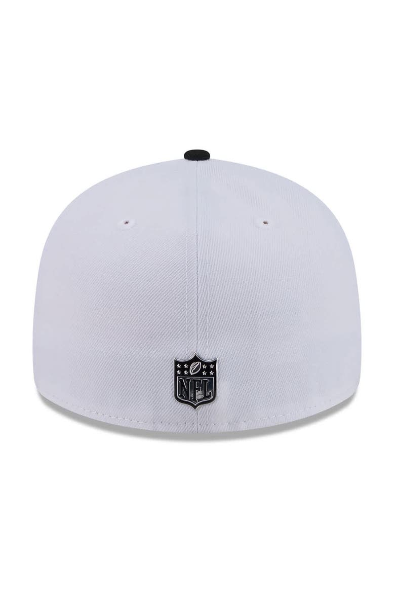 Men's New Era  White/Black Dallas Cowboys 2026 NFL Draft Pre-Curved 59FIFTY Fitted Hat, Alternate, color, White