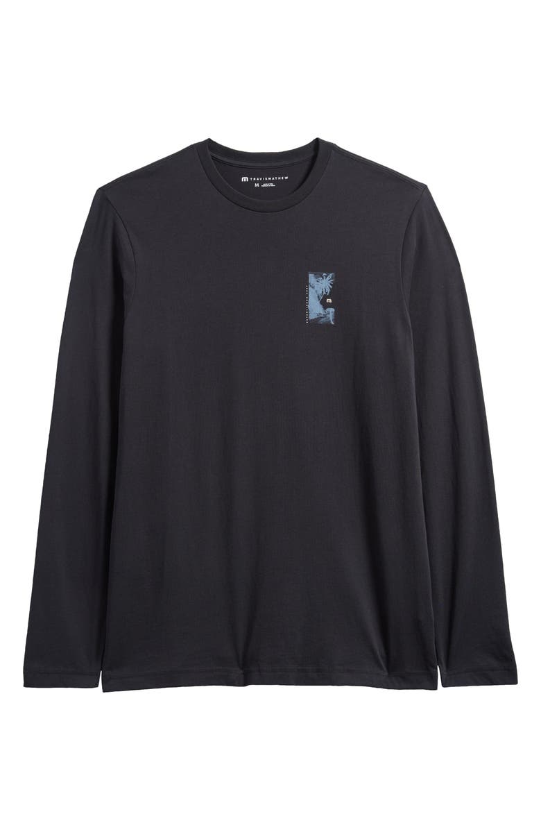 TravisMathew Laguna Shade Long Sleeve Graphic T-Shirt, Alternate, color, Black
