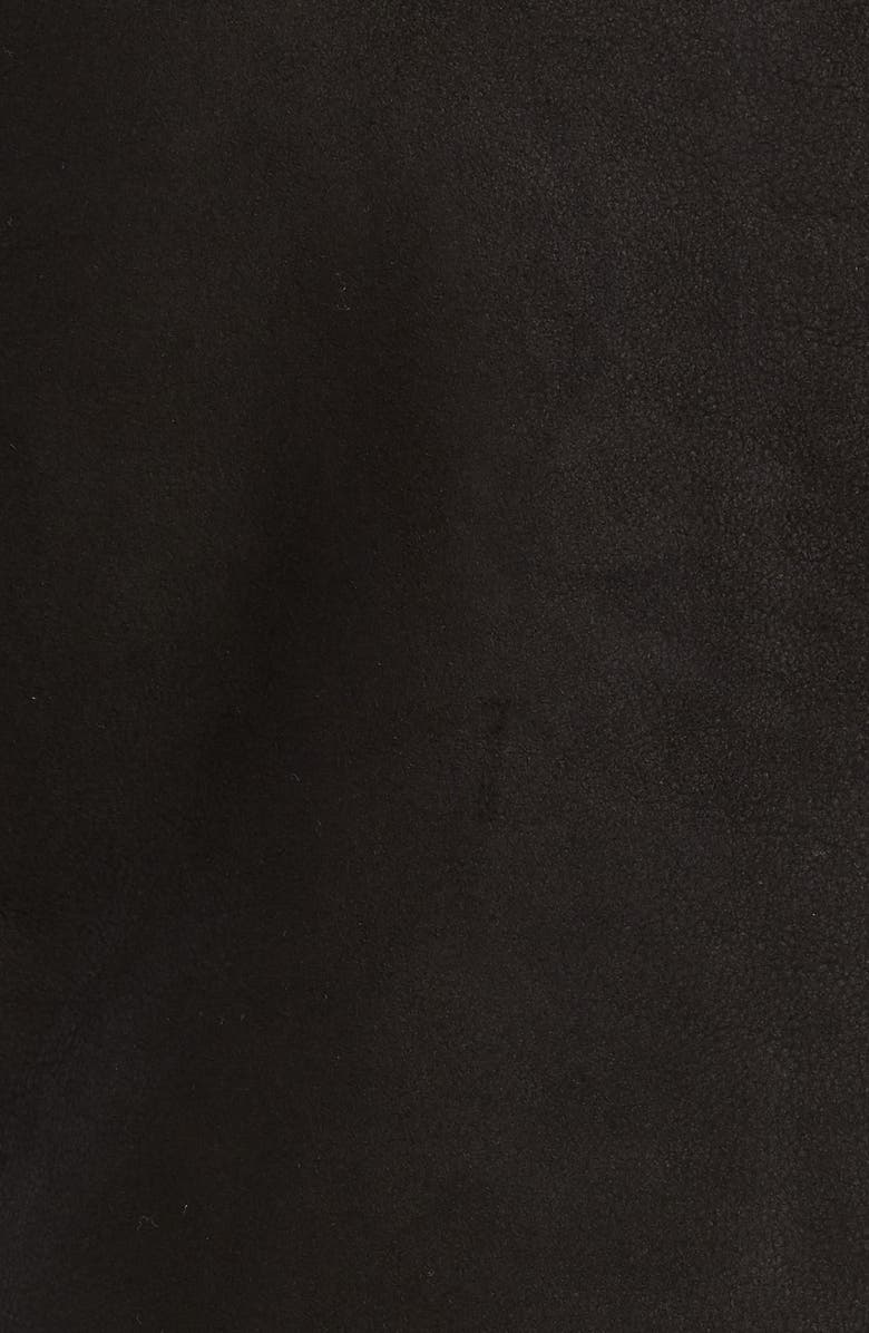 rag & bone Leather and Genuine Shearling Flight Jacket, Alternate, color, 