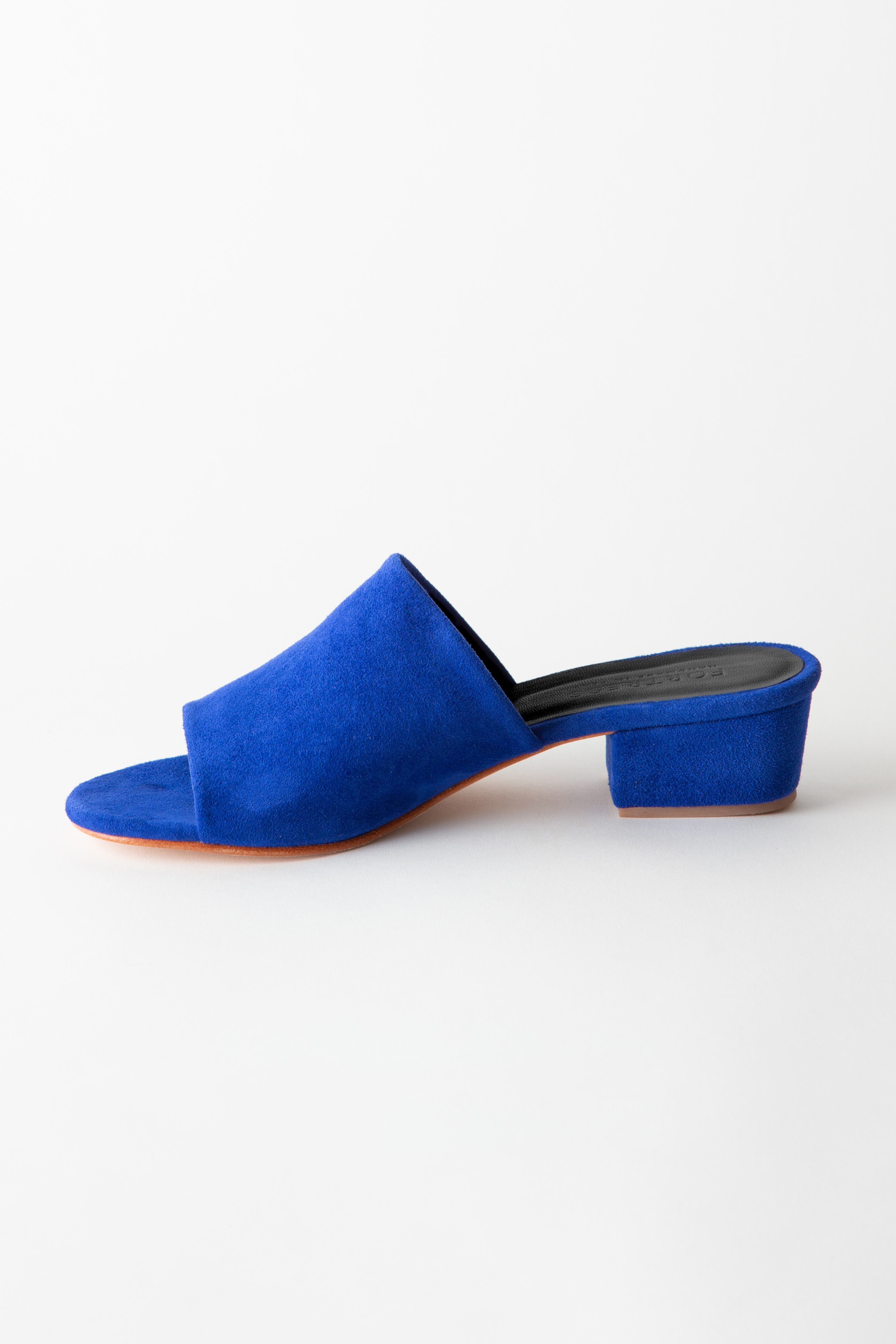 Fortress Rachel Block Heel Sandal, Alternate, color, Cobalt Suede