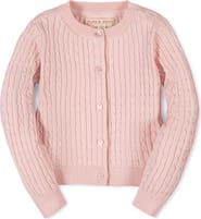Hope & Henry Kids' Organic Classic Cable Cardigan Sweater