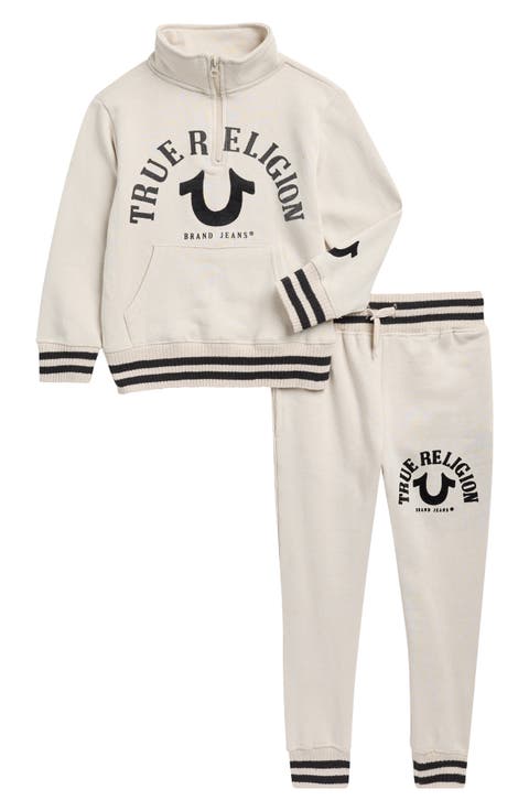 Kids' Team Quarter Zip Pullover & Joggers Set (Little Kid)