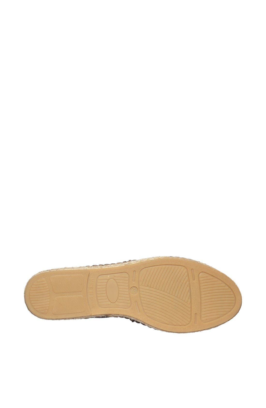 'Koala' Espadrille, Alternate, color, BLACK