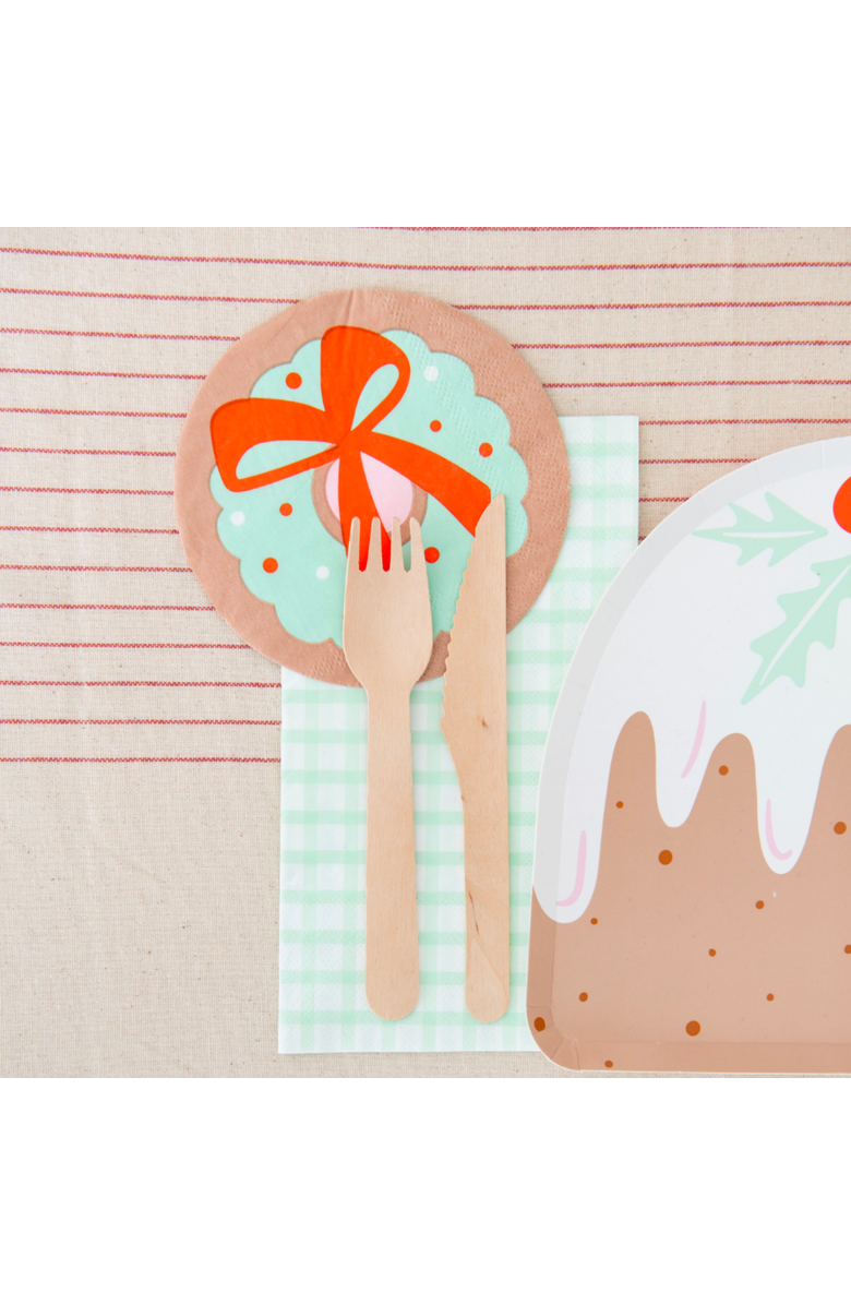 Daydream Society Baking Spirits Bright Christmas Cookie Petite Napkins, Alternate, color, Assorted Pre-Pack