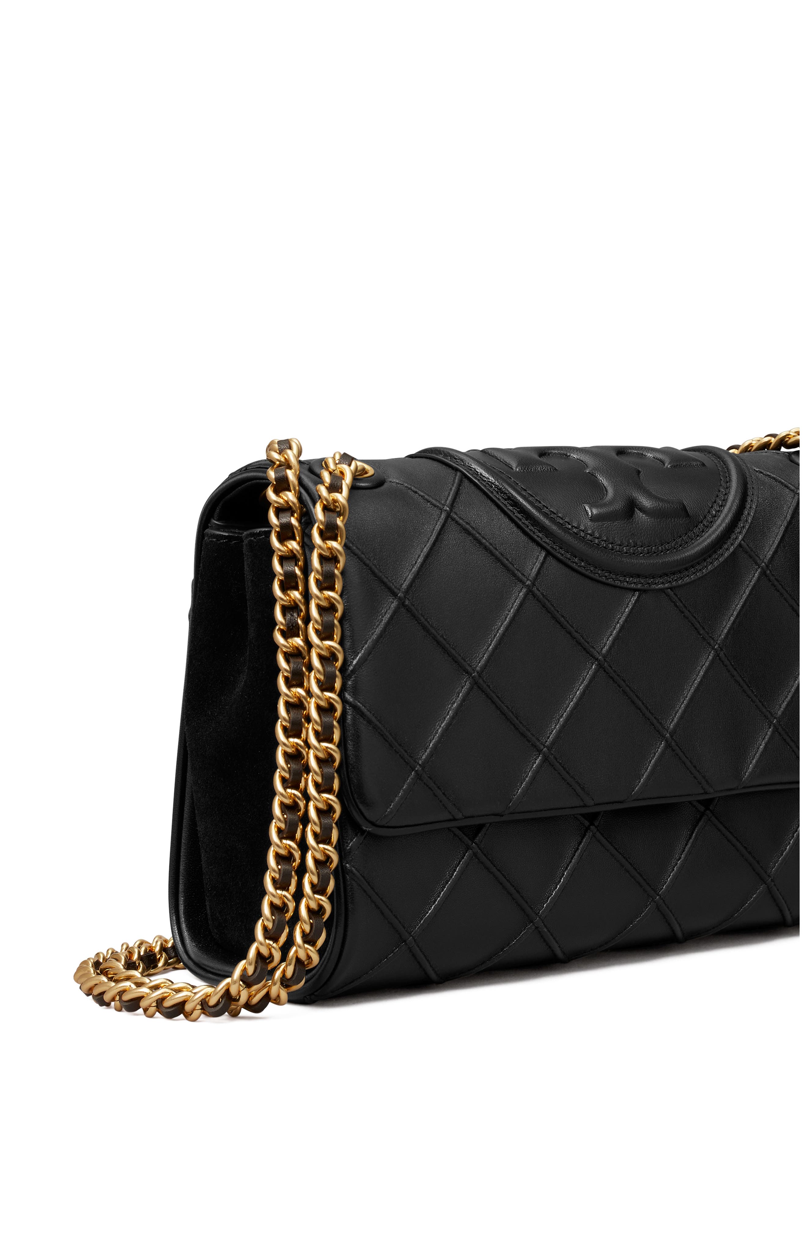 Tory Burch Fleming Soft Convertible Leather Shoulder Bag, Alternate, color, 