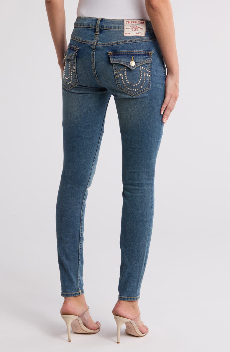 True Religion Brand Jeans Jennie Mid Rise Skinny Leg Jeans, Alternate, color, 