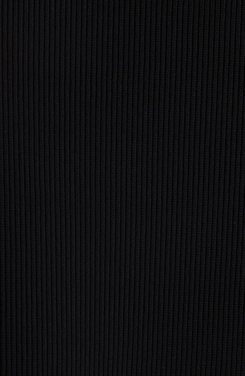 Balenciaga Rib Button-Up Shirt, Alternate, color, 