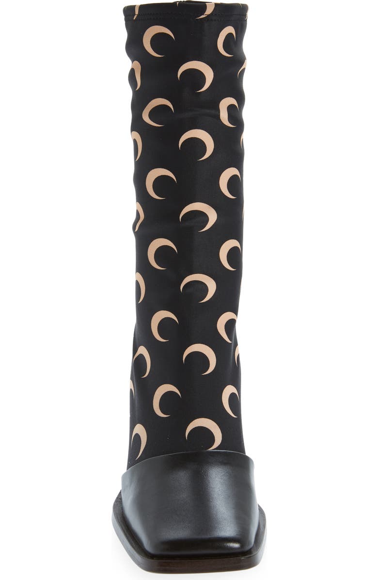 Marine Serre Crescent Moon Boot, Alternate, color,