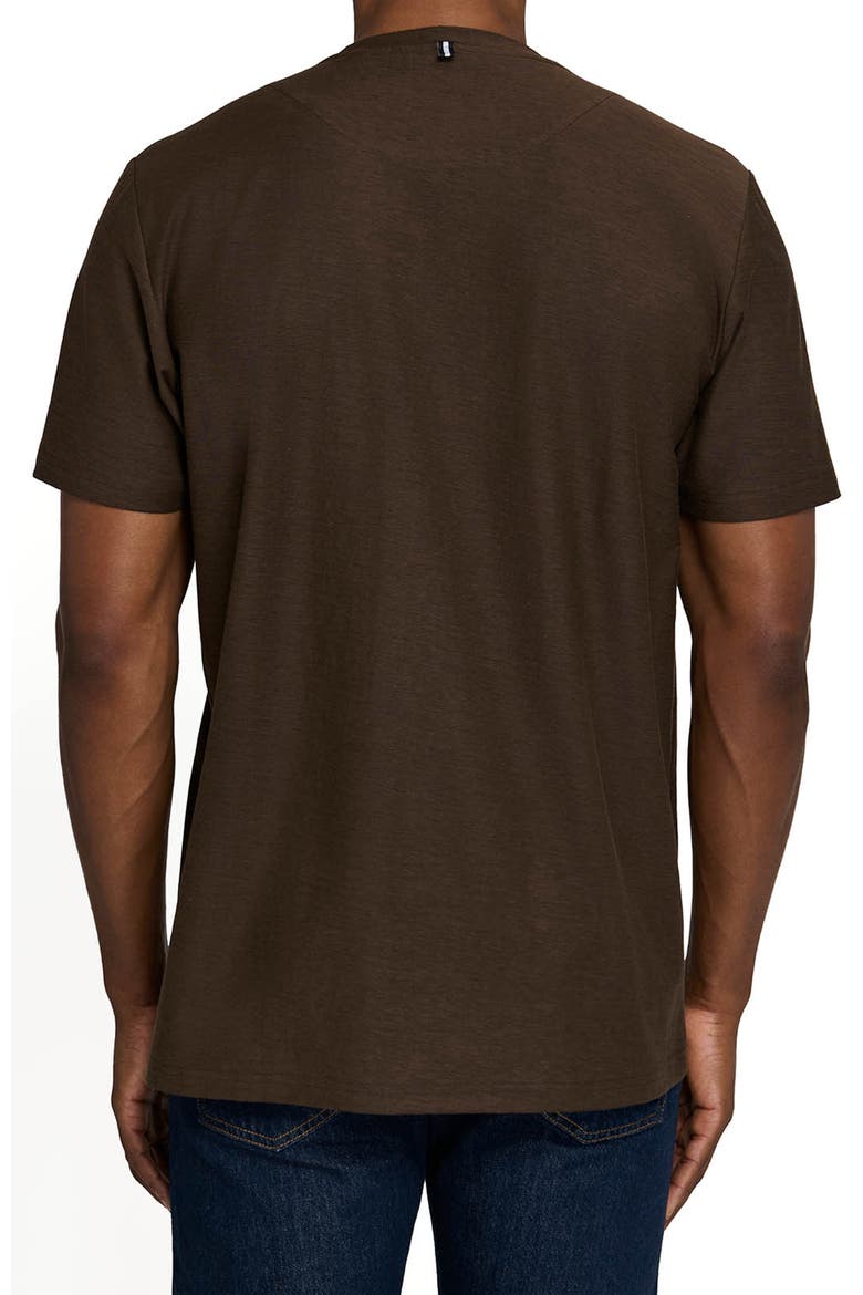 Solid Mapleton Luxe Cross Dyed T-Shirt, Alternate, color, BROWN