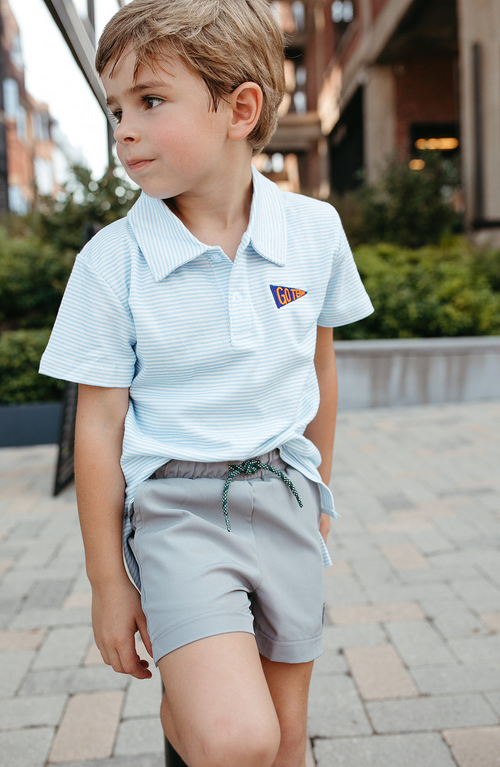 Little Paper Kids Archie Polo In Blue