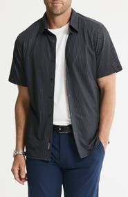 JACHS Performance Tech Button-Up Shirt