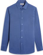 Bugatchi James OoohCotton® Diamond Check Button-Up Shirt