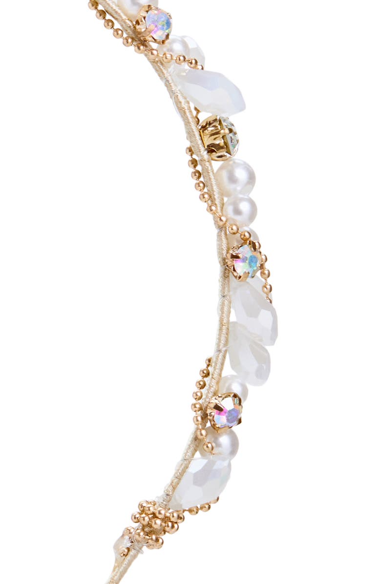 Capelli New York Sparkling Bead Headband, Alternate, color, 